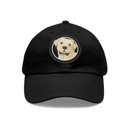 Yellow Labrador Retriever Circle | Dad Hat - Detezi Designs-22766561939972774587