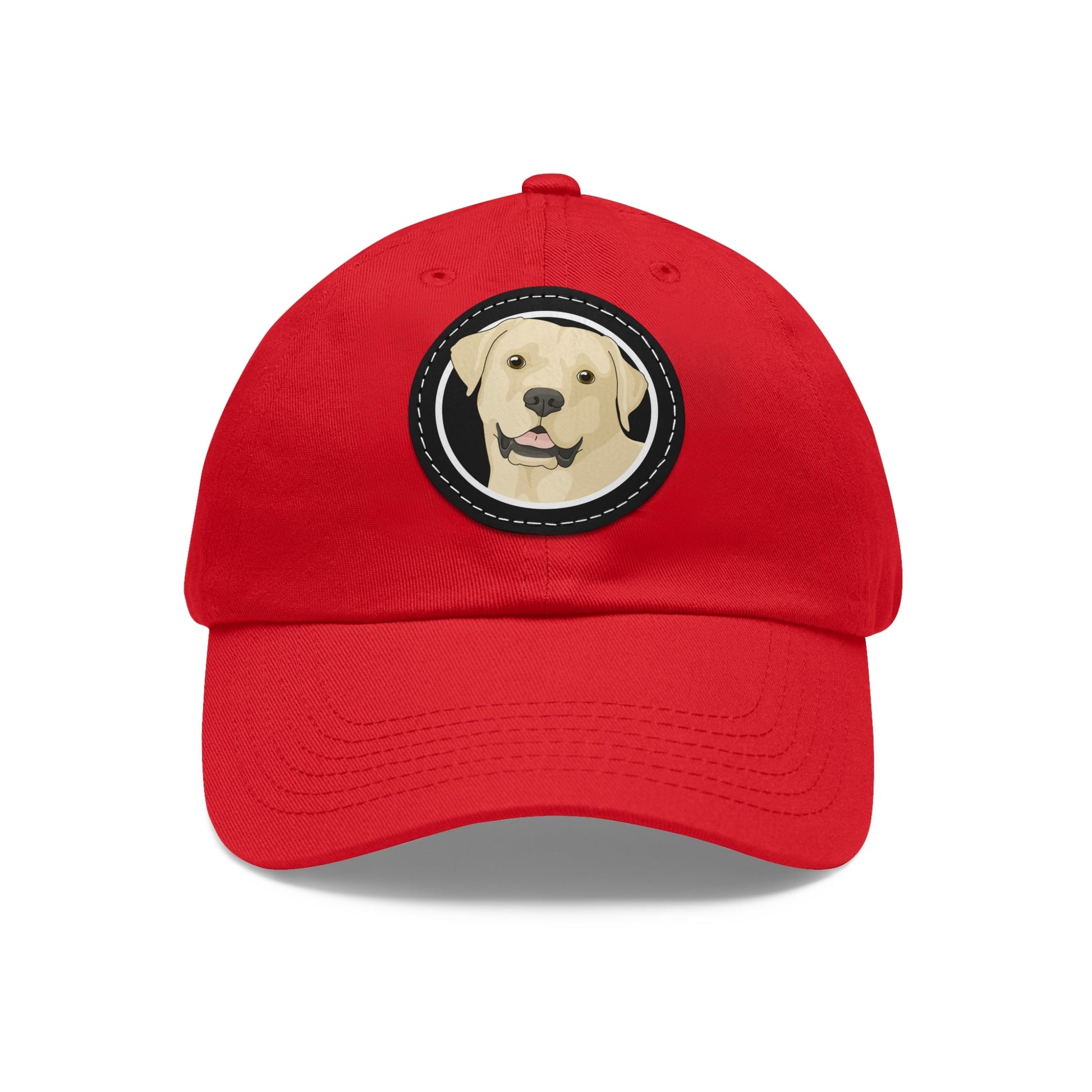 Yellow Labrador Retriever Circle | Dad Hat - Detezi Designs-27253218755604122810