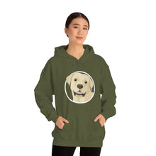 Load image into Gallery viewer, Yellow Labrador Retriever Circle | Hooded Sweatshirt - Detezi Designs-20509410872634861271
