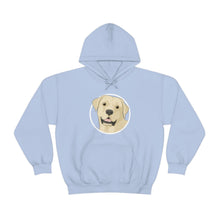 Load image into Gallery viewer, Yellow Labrador Retriever Circle | Hooded Sweatshirt - Detezi Designs-20762019544278507630
