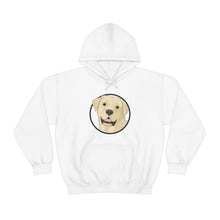 Load image into Gallery viewer, Yellow Labrador Retriever Circle | Hooded Sweatshirt - Detezi Designs-74790728940202620265
