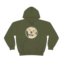 Load image into Gallery viewer, Yellow Labrador Retriever Circle | Hooded Sweatshirt - Detezi Designs-75619291367581912607
