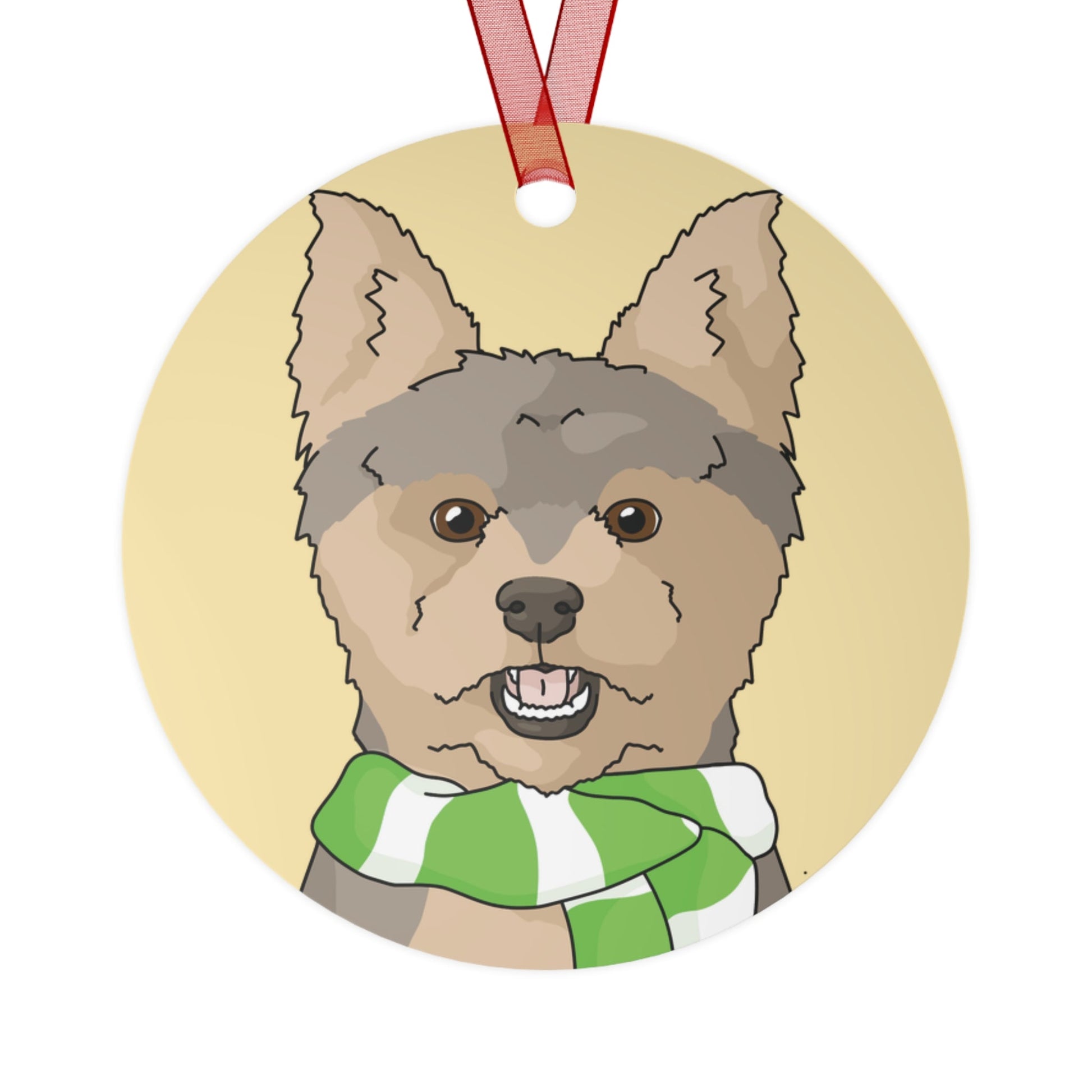 Yorkshire Terrier | 2023 Holiday Ornament - Detezi Designs-65035669100742611734