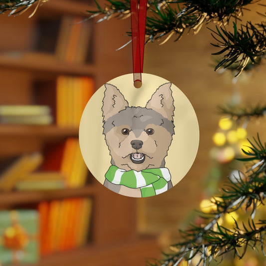 Yorkshire Terrier | 2023 Holiday Ornament - Detezi Designs-65035669100742611734