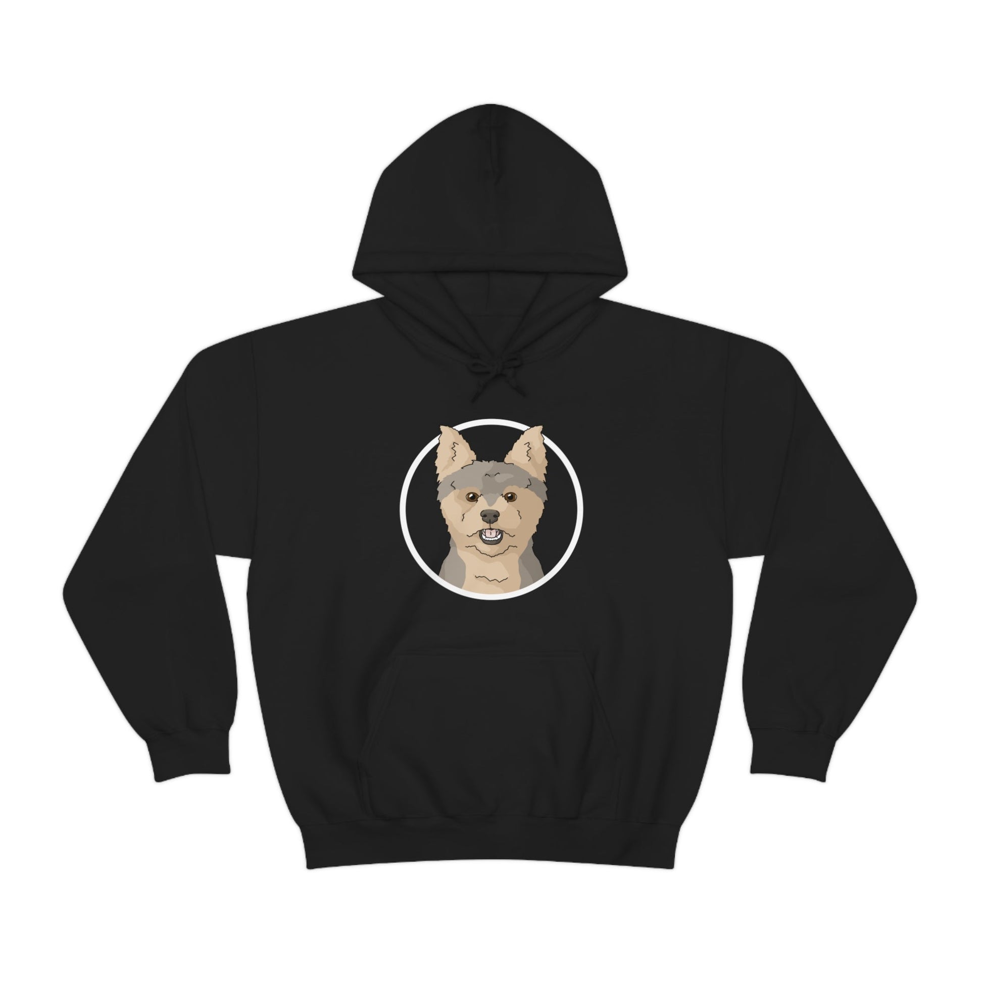Yorkshire Terrier Circle | Hooded Sweatshirt - Detezi Designs-27342292164072428470