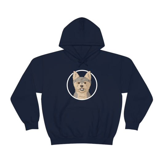 Yorkshire Terrier Circle | Hooded Sweatshirt - Detezi Designs-29671710736582336394