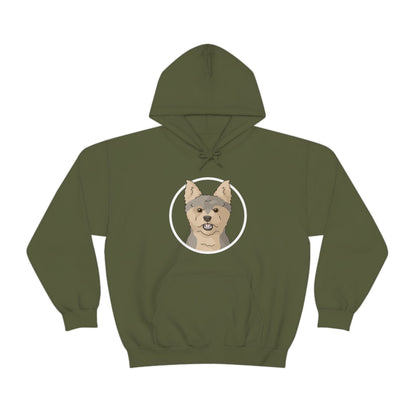 Yorkshire Terrier Circle | Hooded Sweatshirt - Detezi Designs-71953916681088502688