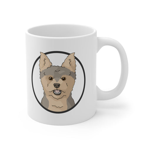 Yorkshire Terrier Circle | Mug - Detezi Designs-20853041010010179627