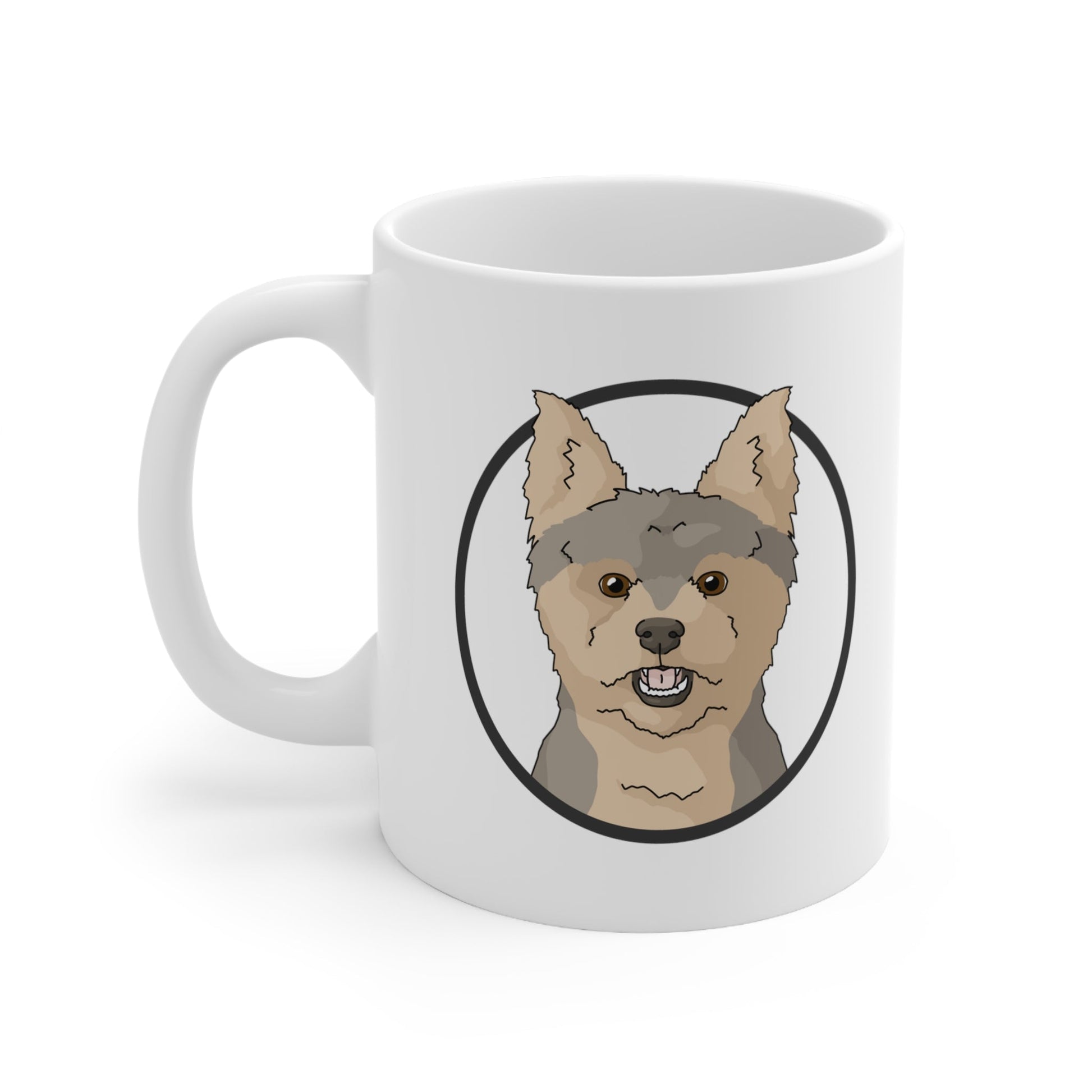 Yorkshire Terrier Circle | Mug - Detezi Designs-20853041010010179627