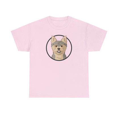 Yorkshire Terrier Circle | T-shirt - Detezi Designs-11891290145731213613