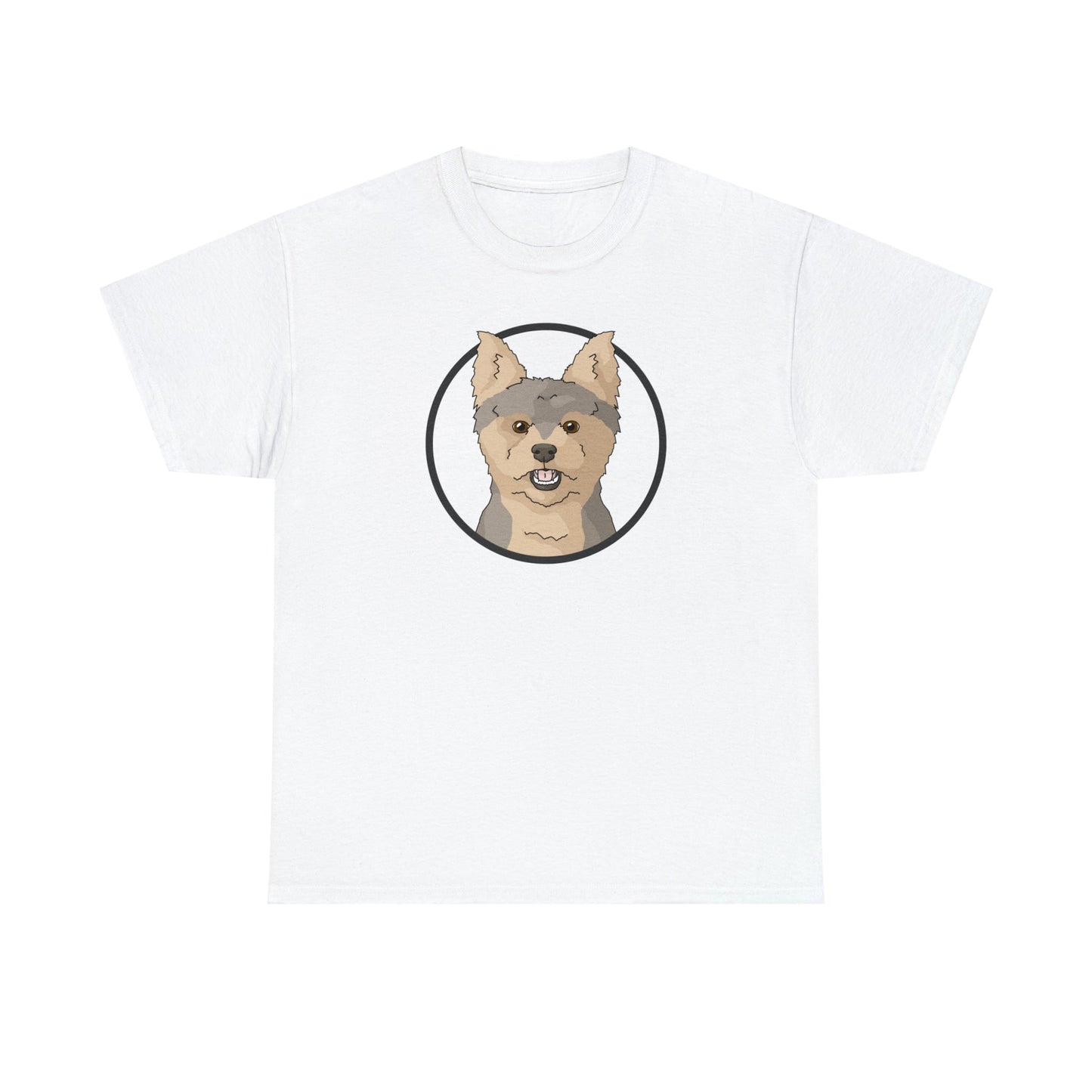 Yorkshire Terrier Circle | T-shirt - Detezi Designs-19908637479151769570