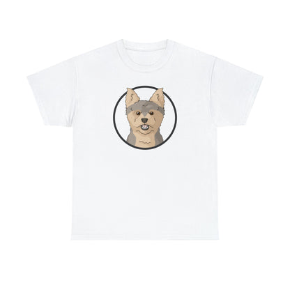 Yorkshire Terrier Circle | T-shirt - Detezi Designs-19908637479151769570