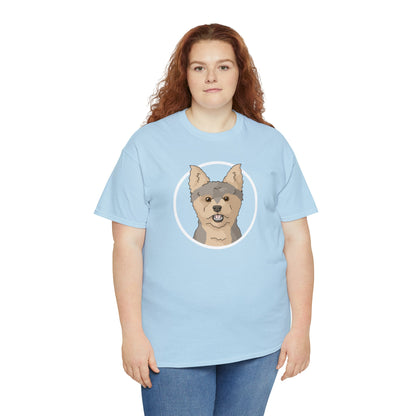 Yorkshire Terrier Circle | T-shirt - Detezi Designs-30383017725909392879