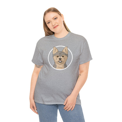 Yorkshire Terrier Circle | T-shirt - Detezi Designs-30383017725909392879