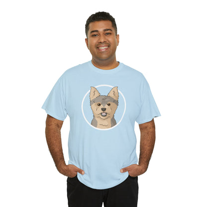 Yorkshire Terrier Circle | T-shirt - Detezi Designs-30383017725909392879