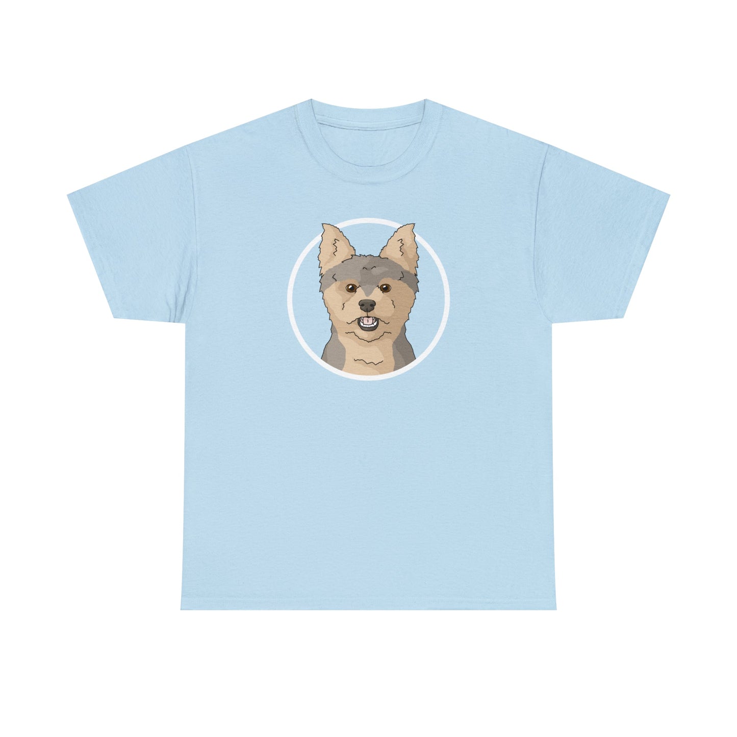 Yorkshire Terrier Circle | T-shirt - Detezi Designs-42890184410624003867