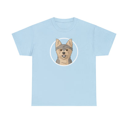 Yorkshire Terrier Circle | T-shirt - Detezi Designs-42890184410624003867