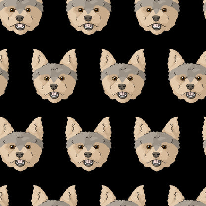 Yorkshire Terrier Faces | Crop Tee - Detezi Designs-GR001