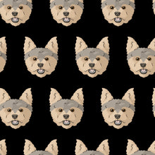 Load image into Gallery viewer, Yorkshire Terrier Faces | Crop Tee - Detezi Designs-GR001
