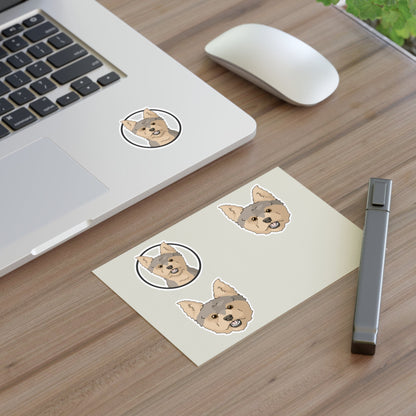 Yorkshire Terrier | Sticker Sheet - Detezi Designs-74538253004806361757