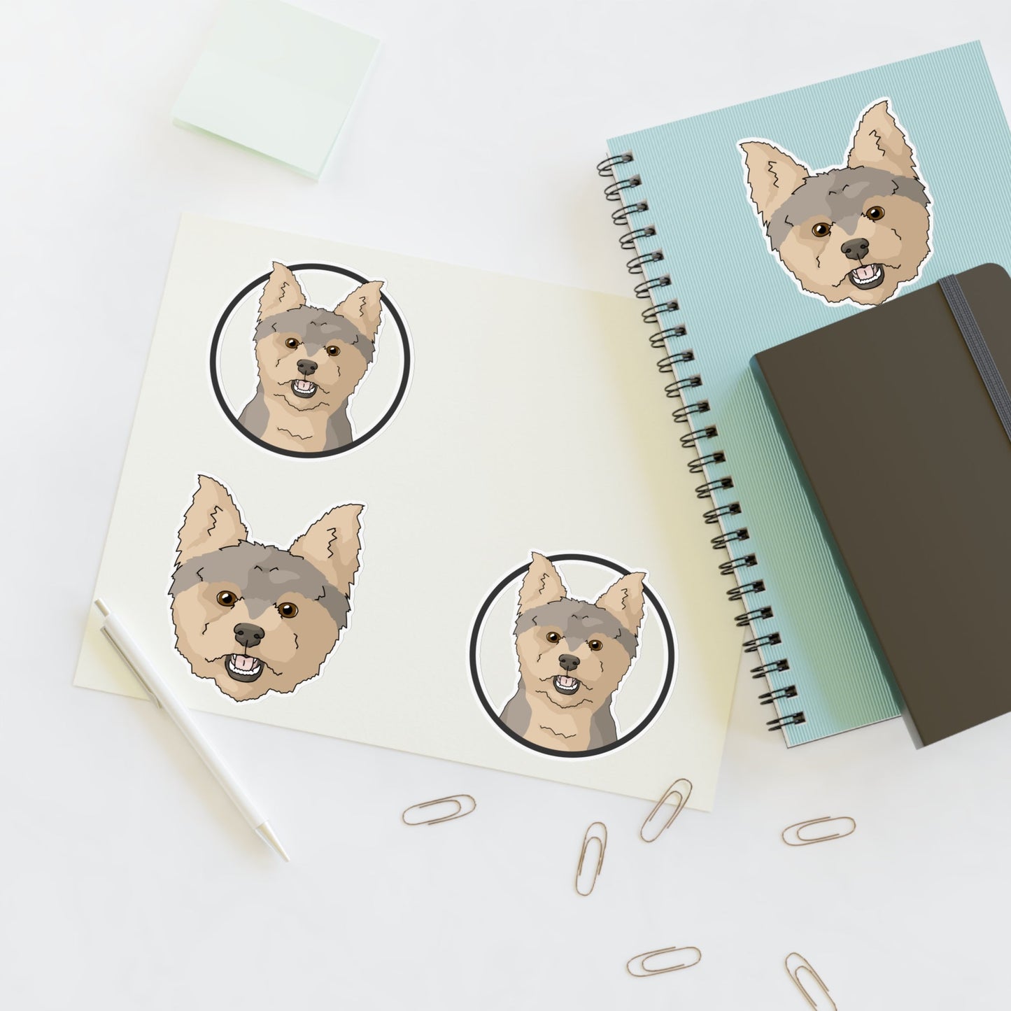 Yorkshire Terrier | Sticker Sheet - Detezi Designs-74538253004806361757