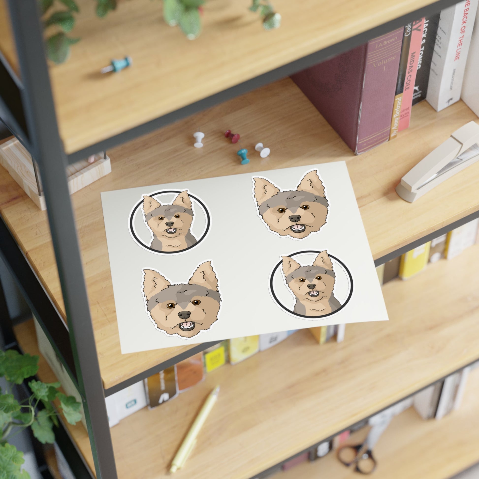 Yorkshire Terrier | Sticker Sheet - Detezi Designs-74538253004806361757