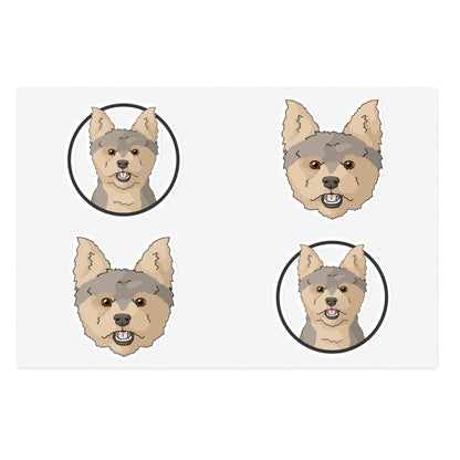 Yorkshire Terrier | Sticker Sheet - Detezi Designs-93901258513315207658